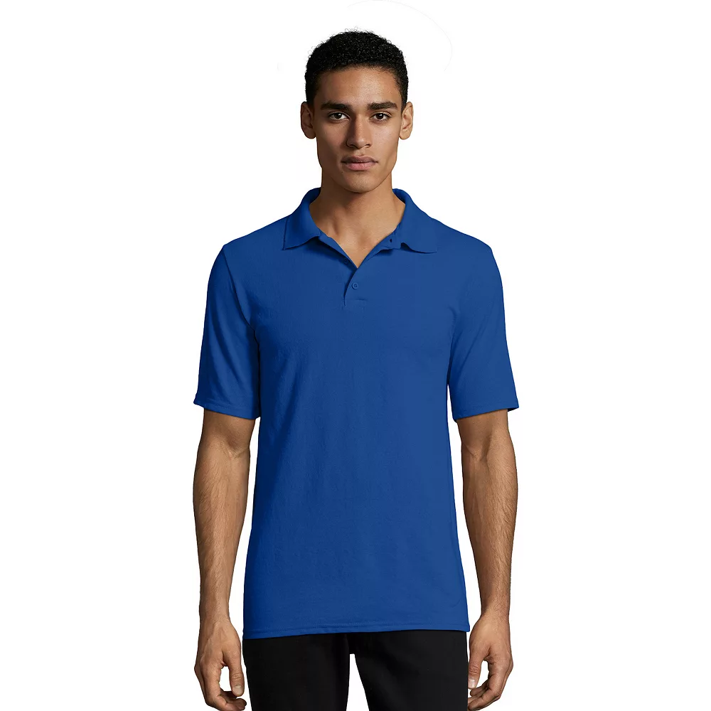 Men's Hanes® X-Temp Fresh IQ Pique Polo 7 Men's Hanes® X-Temp Fresh IQ Pique Polo - Image 5