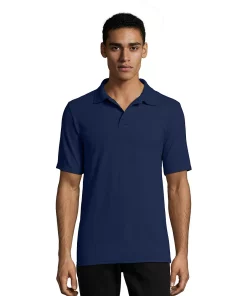 Men's Hanes® X-Temp Fresh IQ Pique Polo 15 Men's Hanes® X-Temp Fresh IQ Pique Polo -Mens Hanes Clothing Shop 5164213 Navy