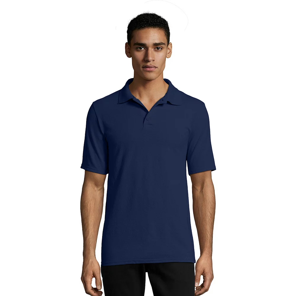 Men's Hanes® X-Temp Fresh IQ Pique Polo 8 Men's Hanes® X-Temp Fresh IQ Pique Polo - Image 6