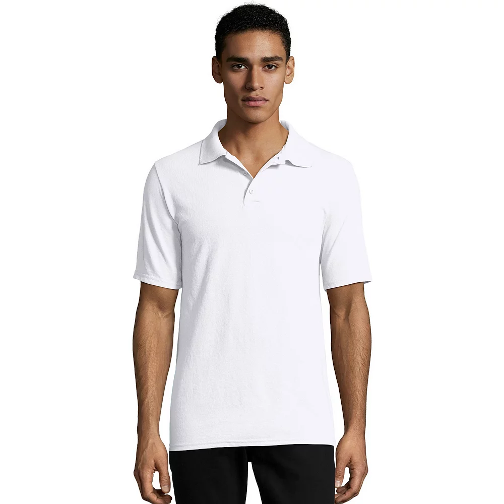 Men's Hanes® X-Temp Fresh IQ Pique Polo 3 Men's Hanes® X-Temp Fresh IQ Pique Polo