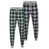 Big & Tall Hanes 2-pack Flannel Jogger Sleep Pants