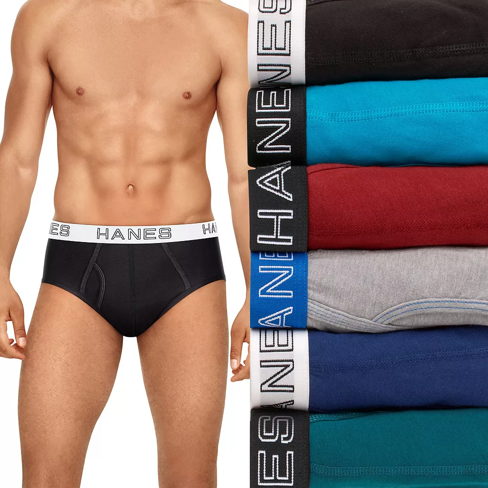 Men's Hanes Ultimate® 6-Pack Stretch Briefs 3 Men's Hanes Ultimate® 6-Pack Stretch Briefs