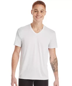 Men's Hanes Ultimate® 4-Pack X-Temp™ Mesh V-Neck Tees