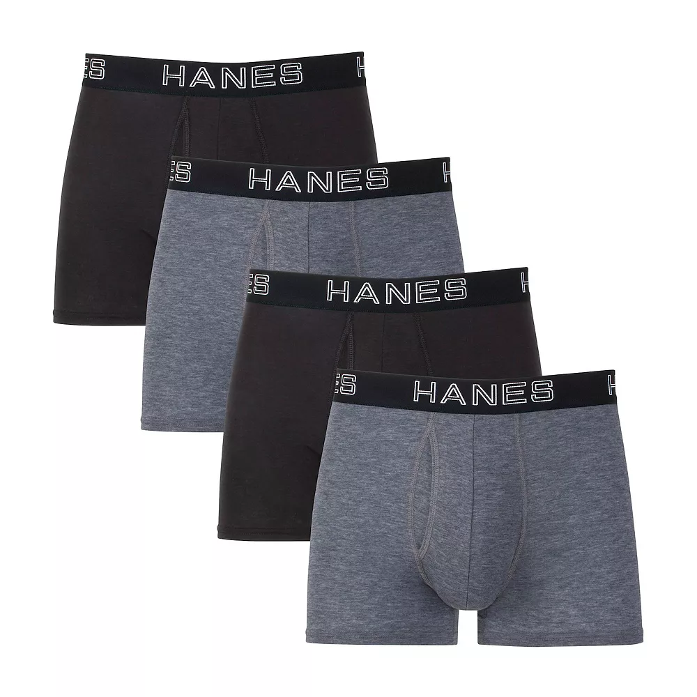 Men's Hanes Ultimate® 4-Pack Comfort Flex Fit® Total Support Pouch™ Trunks 5 Men's Hanes Ultimate® 4-Pack Comfort Flex Fit® Total Support Pouch™ Trunks - Image 3