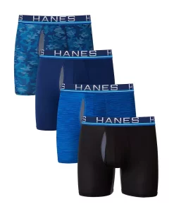 Men's Hanes Sport™ 4-Pack X-Temp® Total Support Pouch™ Boxer Briefs 10 Men's Hanes Sport™ 4-Pack X-Temp® Total Support Pouch™ Boxer Briefs -Mens Hanes Clothing Shop 5616507 ALT
