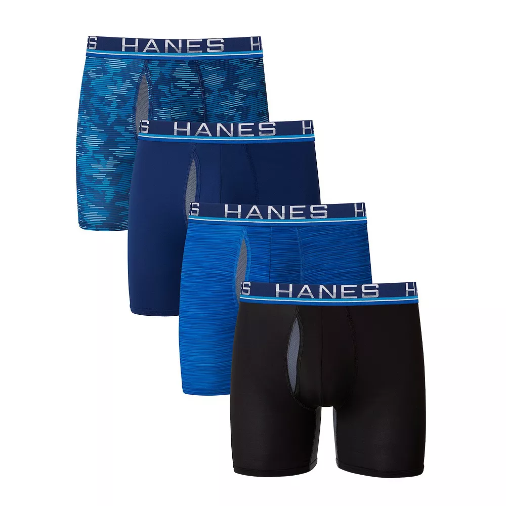 Men's Hanes Sport™ 4-Pack X-Temp® Total Support Pouch™ Boxer Briefs 6 Men's Hanes Sport™ 4-Pack X-Temp® Total Support Pouch™ Boxer Briefs - Image 4