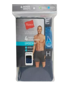 Men's Hanes® 4-pack ComfortBlend Fresh IQ Boxer Briefs 11 Men's Hanes® 4-pack ComfortBlend Fresh IQ Boxer Briefs -Mens Hanes Clothing Shop 5699334 ALT3