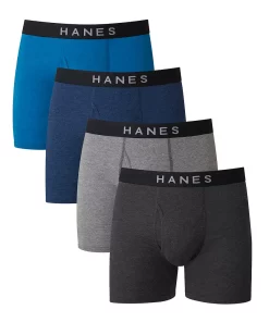 Men's Hanes® 4-pack ComfortBlend Fresh IQ Boxer Briefs 12 Men's Hanes® 4-pack ComfortBlend Fresh IQ Boxer Briefs -Mens Hanes Clothing Shop 5699334 ALT4