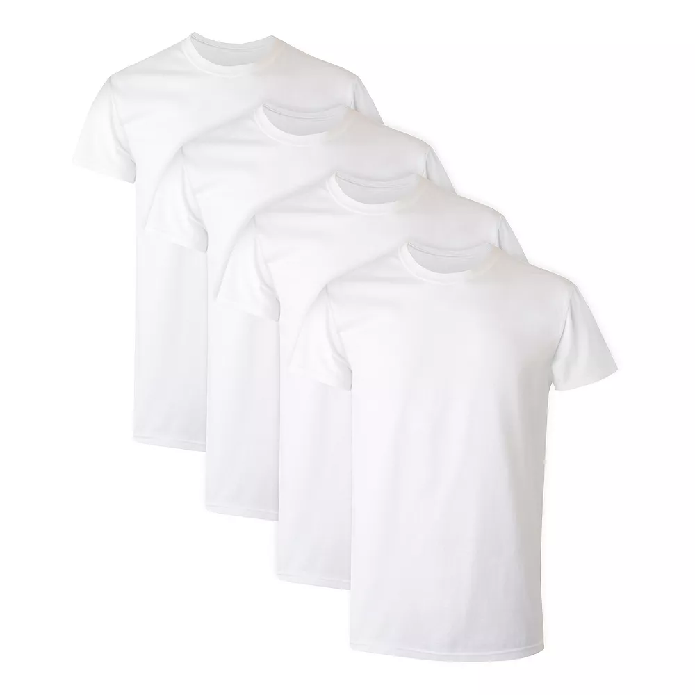 Men's Hanes Ultimate® 4-pack ComfortBlend Tees 4 Men's Hanes Ultimate® 4-pack ComfortBlend Tees - Image 2