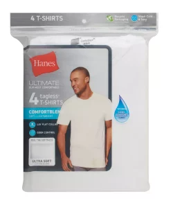 Men's Hanes Ultimate® 4-pack ComfortBlend Tees 7 Men's Hanes Ultimate® 4-pack ComfortBlend Tees -Mens Hanes Clothing Shop 5699539 ALT2