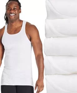 Men's Tall Hanes Ultimate® Cool Comfort® 5-Pack Tanks