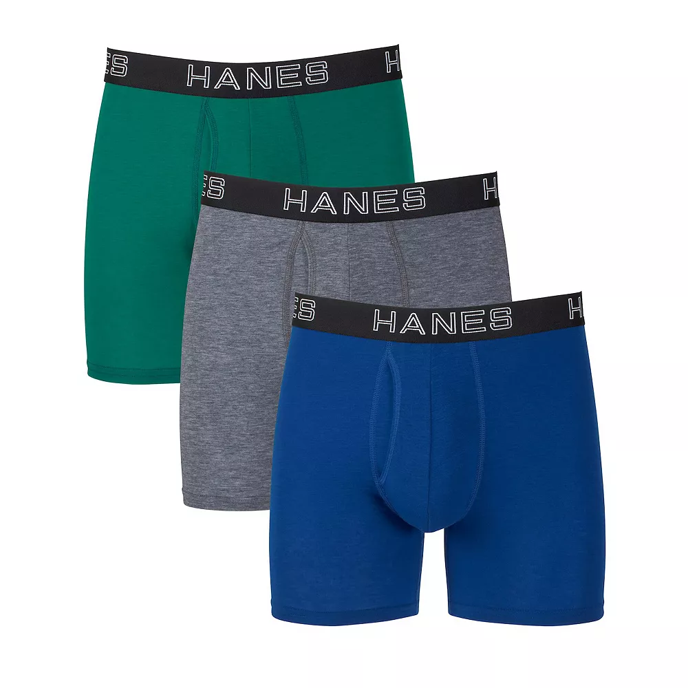 Big & Tall Hanes Ultimate® Comfort Flex Fit® Total Support Pouch® 3-Pack Boxer Brief 5 Big & Tall Hanes Ultimate® Comfort Flex Fit® Total Support Pouch® 3-Pack Boxer Brief - Image 3