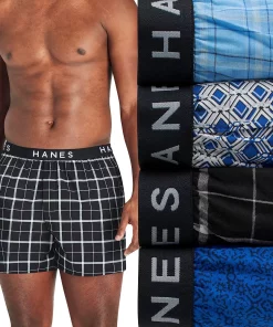 Big & Tall Hanes Ultimate® Cool Comfort® 4-Pack Woven Boxer