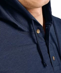 Men's Hanes Originals Tri-blend Jersey Hoodie -Mens Hanes Clothing Shop 5737305 ALT4