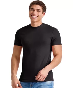 Men's Hanes Originals Tri-blend Tee -Mens Hanes Clothing Shop 5737310 Black