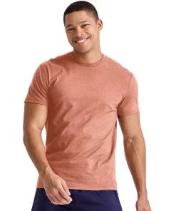 Men's Hanes Originals Tri-blend Tee -Mens Hanes Clothing Shop 5737310 Sandalwood Red Heather