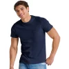 Men's Hanes Originals Tri-Blend Pocket Tee -Mens Hanes Clothing Shop 5737312 Athletic Navy Heather