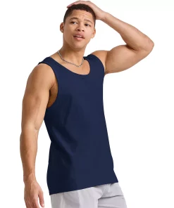 Men's Hanes Originals Tri-blend Tank -Mens Hanes Clothing Shop 5737314 ALT4