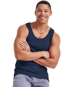 Men's Hanes Originals Tri-blend Tank -Mens Hanes Clothing Shop 5737314 ALT5