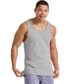 Men's Hanes Originals Tri-blend Tank -Mens Hanes Clothing Shop 5737314 Silverstone Pe Heather