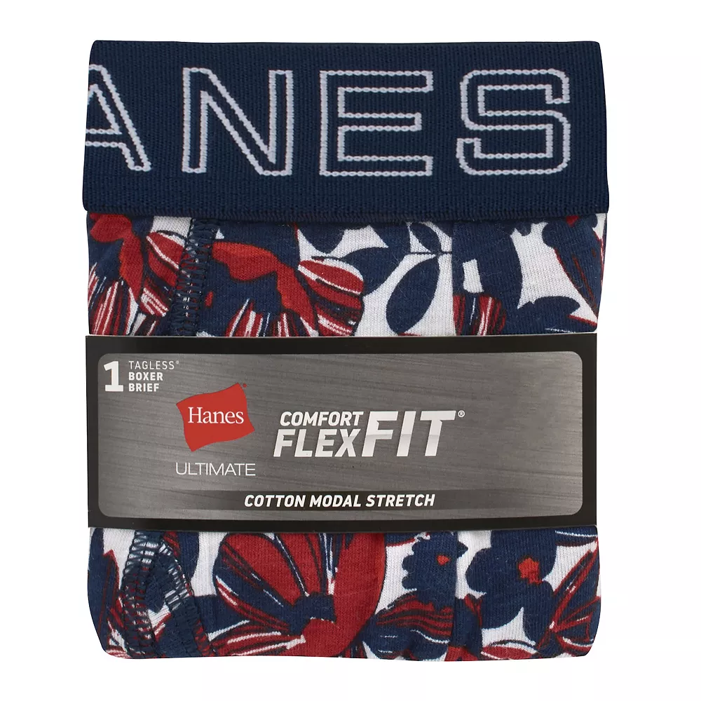 Men's Hanes Ultimate® Comfort Flex Fit® Poly-Span Boxer Briefs 6 Men's Hanes Ultimate® Comfort Flex Fit® Poly-Span Boxer Briefs - Image 4