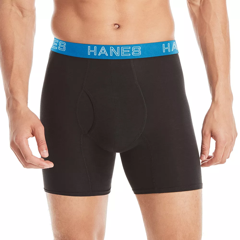 Men's Hanes Ultimate® Comfort Flex Fit® Poly-Span Boxer Briefs 5 Men's Hanes Ultimate® Comfort Flex Fit® Poly-Span Boxer Briefs - Image 3
