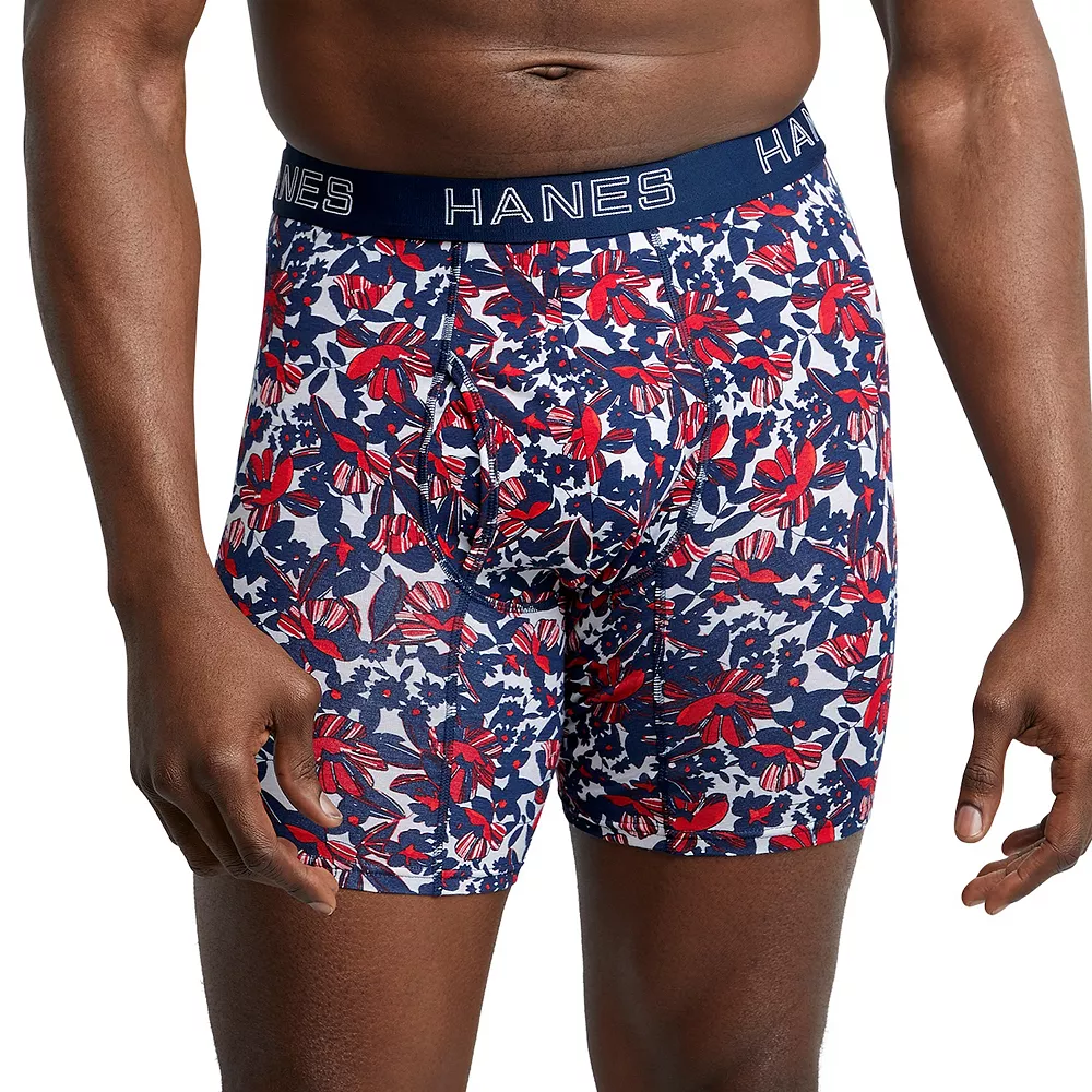 Men's Hanes Ultimate® Comfort Flex Fit® Poly-Span Boxer Briefs 4 Men's Hanes Ultimate® Comfort Flex Fit® Poly-Span Boxer Briefs - Image 2