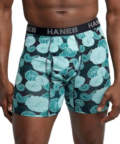 Men's Hanes Ultimate® Comfort Flex Fit® Poly-Span Boxer Briefs