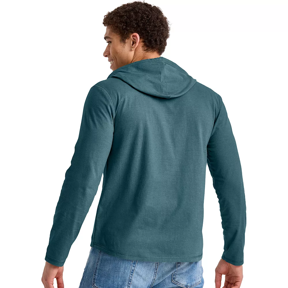 Men's Hanes Originals Tri-Blend Jersey Pullover Hoodie 5 Men's Hanes Originals Tri-Blend Jersey Pullover Hoodie - Image 3
