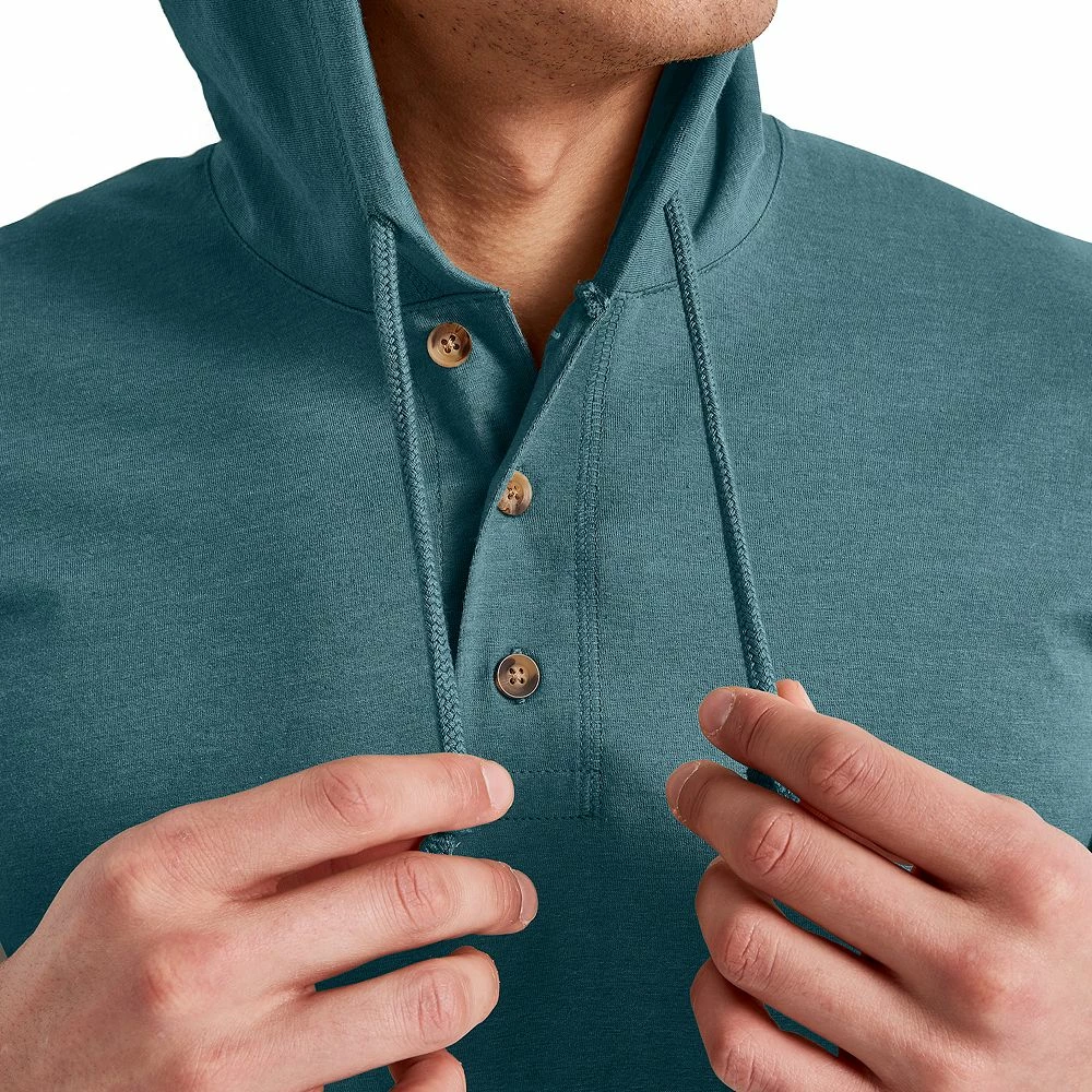 Men's Hanes Originals Tri-Blend Jersey Pullover Hoodie 7 Men's Hanes Originals Tri-Blend Jersey Pullover Hoodie - Image 5