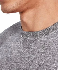 Men's Hanes Tri-Blend French Terry Sweatshirt -Mens Hanes Clothing Shop 5942043 ALT3