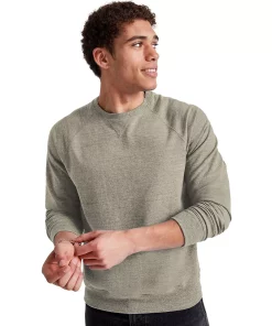 Men's Hanes Tri-Blend French Terry Sweatshirt -Mens Hanes Clothing Shop 5942043 Camouflage Green