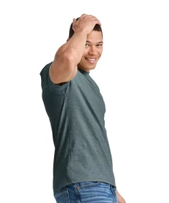 Men's Hanes Originals Tri-Blend Jersey Tee -Mens Hanes Clothing Shop 5942053 ALT2