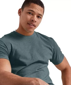 Men's Hanes Originals Tri-Blend Jersey Tee -Mens Hanes Clothing Shop 5942053 ALT3