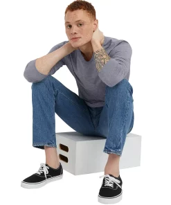 Men's Hanes Originals Tri-Blend Tee -Mens Hanes Clothing Shop 5942056 ALT4