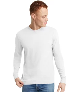 Men's Hanes Originals Tri-Blend Tee -Mens Hanes Clothing Shop 5942056 Eco White