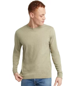 Men's Hanes Originals Tri-Blend Tee -Mens Hanes Clothing Shop 5942056 Oregano Heather