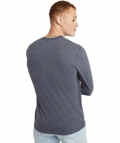 Men's Hanes Originals Tri-Blend Henley -Mens Hanes Clothing Shop 5942057 ALT