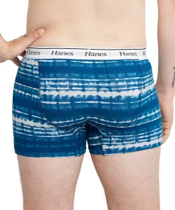 Men's Hanes® Originals Ultimate 3-Pack Trunks with Moisture-Wicking Stretch Cotton -Mens Hanes Clothing Shop 5949050 ALT2